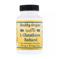 foto дієтична добавка амінокислота в капсулах healthy origins l-glutathione l-глутатіон, 500 мг, 60 шт