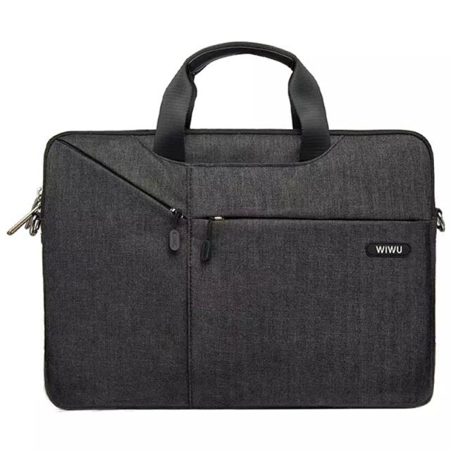 foto сумка для ноутбука wiwu gent business handbag 13.3" (чорний)