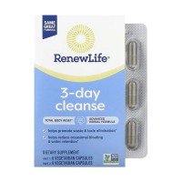 foto дієтична добавка в капсулах renew life 3-day cleanse очищення, 3-денна програма, 12 шт