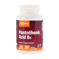 foto дієтична добавка в капсулах jarrow formulas pantothenic acid vitamin b5 пантотенова кислота вітамін b5 500 мг, 100 шт