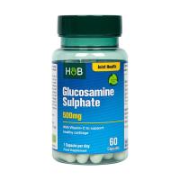 foto дієтична добавка в капсулах holland & barrett glucosamine sulphate глюкозамін сульфат 500 мг, 60 шт