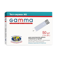 foto тест-смужки для глюкометра gamma ms, 50 шт