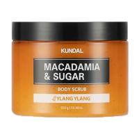 foto скраб для тіла kundal macadamia & sugar body scrub ylang ylang, 550 г