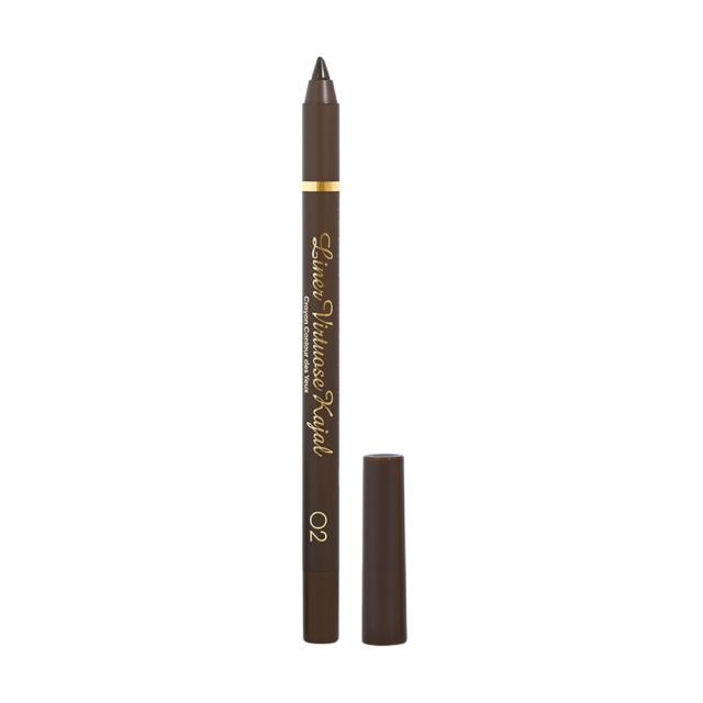 foto гелевий олівець для очей vivienne sabo liner virtuose kajal 02 коричневий, стійкий, 1.1 г