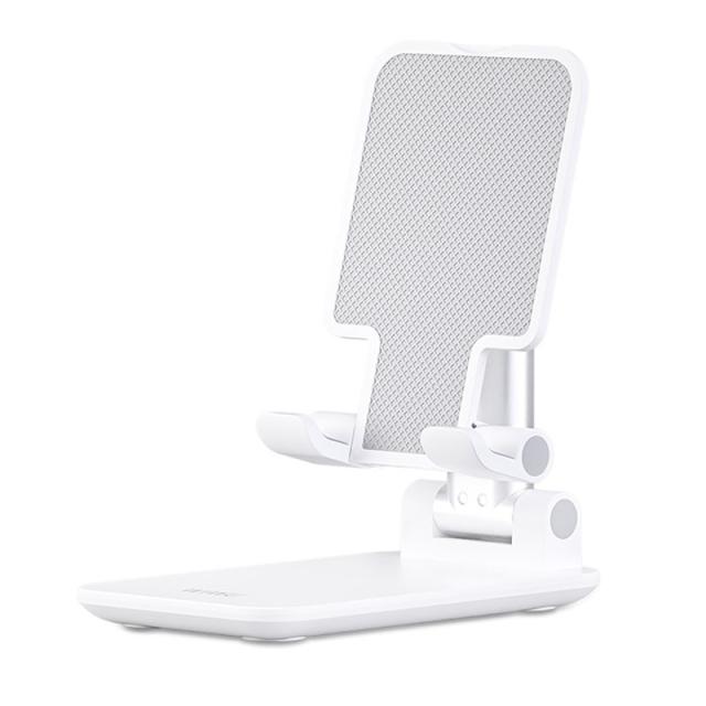 foto універсальний тримач для смартфона wiwu mirror desktop stand zm103 (білий)