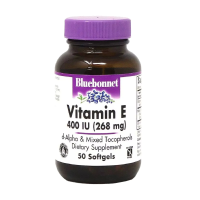 foto дієтична добавка вітаміни в капсулах bluebonnet nutrition vitamin e вітамін e 400 мо, 50 шт