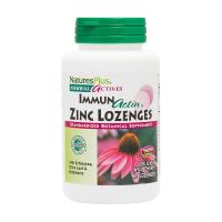 foto харчова добавка в льодяниках naturesplus immunactin zinc lozenges цинк, зі смаком вишні, 60 шт