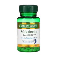 foto дієтична добавка в гелевих капсулах nature's bounty melatonin мелатонін 5 мг, 90 шт