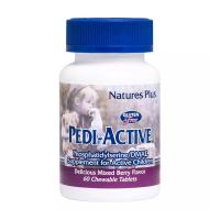 foto дієтична добавка вітаміни в жувальних таблетках для активних дітей naturesplus pedi-active зі смаком ягід, 60 шт