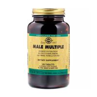 foto дієтична добавка вітаміни для чоловіків solgar male multiple, 120 шт