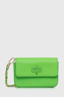 foto шкіряна сумочка tommy hilfiger колір зелений