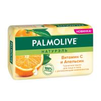 foto туалетне мило для обличчя та тіла palmolive натурель вітамин с та апельсин, зі зволожувальним компонентом, 150 г