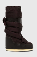 foto зимові чоботи moon boot icon mega lace колір коричневий