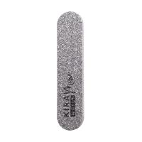 foto срібна пилочка для нігтів kira nails 120 грит, 9*2 см