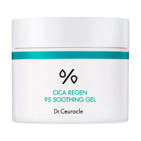 foto заспокійливий гель для обличчя dr.ceuracle cica regen 95 soothing gel з центелою азіатською, 110 г