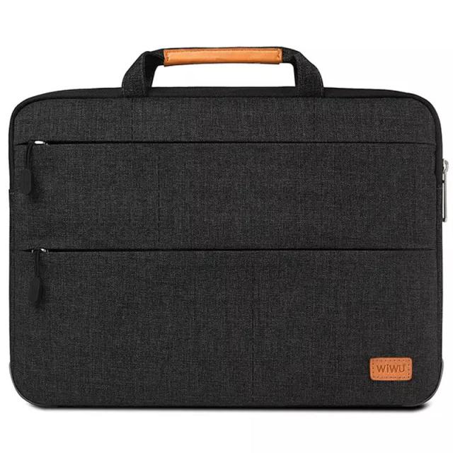 foto сумка для ноутбука wiwu laptop stand bag 15.4" (чорний)