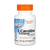 foto дієтична добавка аміноксилота в веганських капсулах doctor's best l-carnitine fumarate l-карнітин фумарат, 855 мг, 60 шт