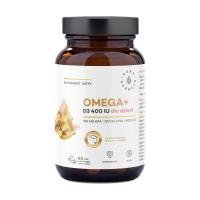 foto дієтична добавка дитяча в капсулах aura herbals omega + d3 400 iu, 60 шт
