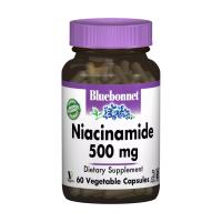 foto дієтична добавка вітаміни в капсулах bluebonnet nutrition niacinamide 500 мг, 60 шт