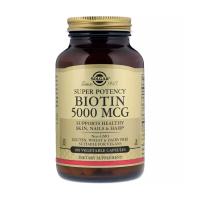 foto дієтична добавка в капсулах solgar biotin біотин в7 5000 мкг, 100 шт