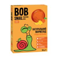 foto натуральний фруктовий мармелад bob snail груша-апельсин, круглий, 54 г