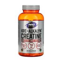 foto дієтична добавка в капсулах now foods sports kre-alkalyn creatine креатин 750 мг, 240 шт