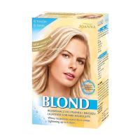 foto засіб для освітлення волосся joanna blond lightener for hair highlights до 6 тонів, 105 г