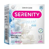 foto презервативи serenity sensual 0.03 super trin супер тонкі, 3 шт