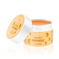 foto скраб для губ claresa lip scrub exotic mango екзотичне манго, 15 г