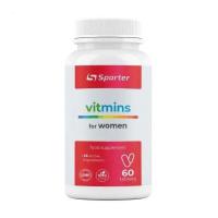 foto харчова добавка в таблетках для жінок sporter vitmins for women вітаміни, 60 шт