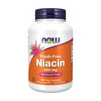 foto дієтична добавка вітаміни в капсулах now foods flush-free niacin ніацин, 250 мг, 180 шт