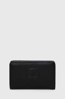 foto шкіряний гаманець twinset жіночий колір чорний