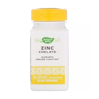foto дієтична добавка в капсулах nature's way zinc chelate хелат цинку, 30 мг, 100 шт