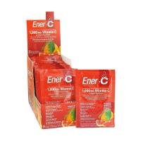 foto дієтична добавка ener-c 1.000 mg vitamin c шипучий розчинний порошок для напою, зі смаком мандарина та грейпфрута, 30 шт