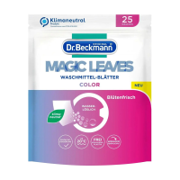 foto серветки для прання кольорових тканин dr. beckmann magic leaves, 25 шт