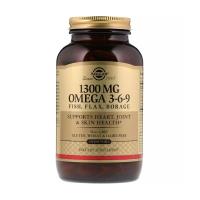 foto дієтична добавка жирні кислоти в капсулах solgar omega 3-6-9, 1300 мг, 120 шт