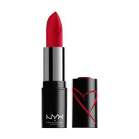 foto помада для губ nyx professional makeup shout loud satin lipstick 11 red haute, сатинова, 3.5 г