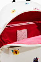 foto рюкзак desigual жіночий колір білий малий з принтом