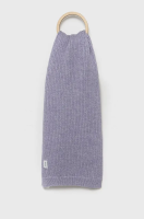 foto шарф з домішкою вовни mustang колір фіолетовий однотонний