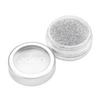 foto розсипчастий глітер для обличчя aden glitter powder 02 silver shimmer, 5 г