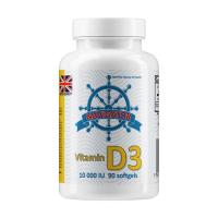 foto дієтична добавка вітаміни в желатинових капсулах navigator vitamin d3 вітамін d3 10000 мо, 90 шт