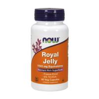 foto дієтична добавка в капсулах now foods royal jelly маточне молочко 1500 мг, 60 шт
