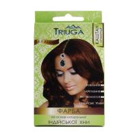 foto безаміачна фарба для волосся triuga herbal на основі натуральної індійської хни, каштан, 25 г