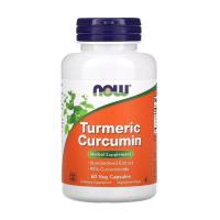 foto дієтична добавка в капсулах now foods turmeric curcumin куркума та куркумін, 60 шт