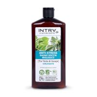 foto гель для душу intra organic refreshing body wash moisturizing green tea & hemp зволожувальний, 400 мл