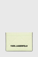 foto чохол на банківські карти karl lagerfeld жіночий колір зелений