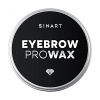 foto моделювальний віск для брів sinart eyebrow pro wax crystal, 30 мл