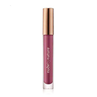 foto блиск для губ nude by nature moisture infusion lip gloss 08 violet pink, 3.75 мл