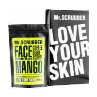 foto кавовий скраб для обличчя mr.scrubber mellow mango для всіх типів шкіри, 150 г