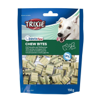 foto ласощі для собак trixie denta fun chew bites з петрушкою та м'ятою, 150 г